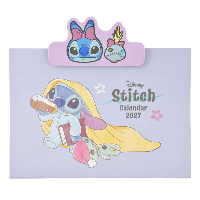 [訂購] [JDS] 💙 STITCH 史迪仔 掛曆連夾 2027 {TF260834}