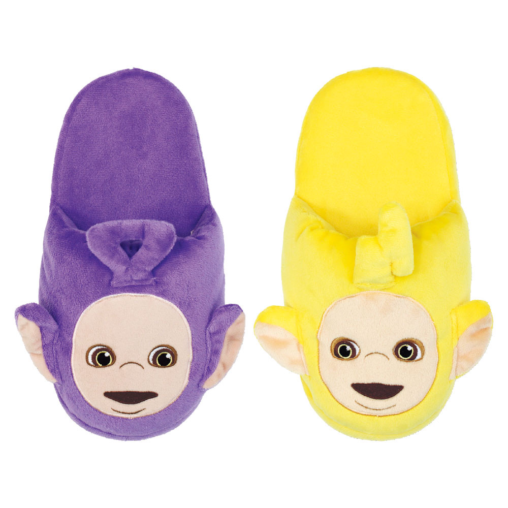 天線得得B-拖鞋（紫&黃）