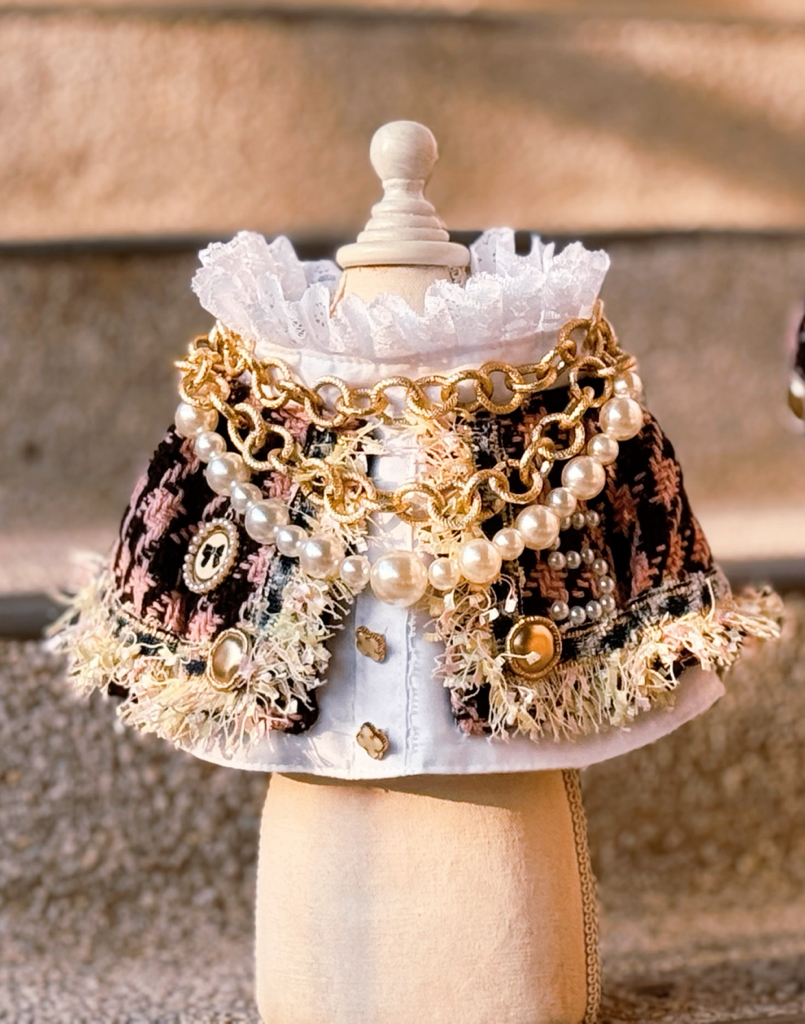 寵物原創設計 低調奢華小香風 寵物頸飾