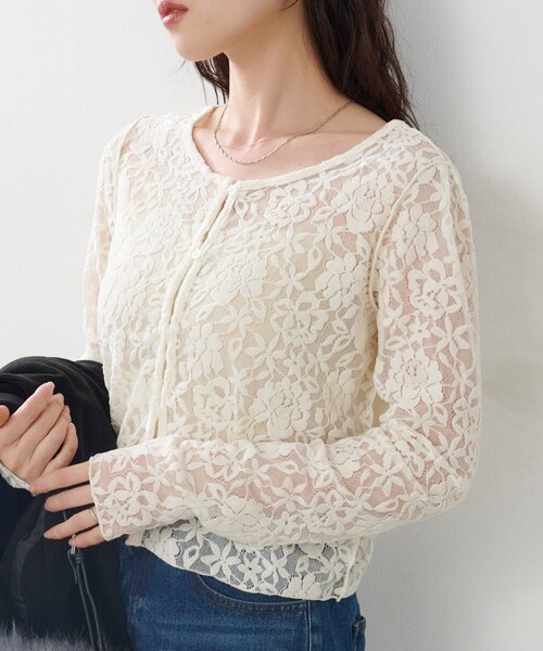 2way lace 短外套