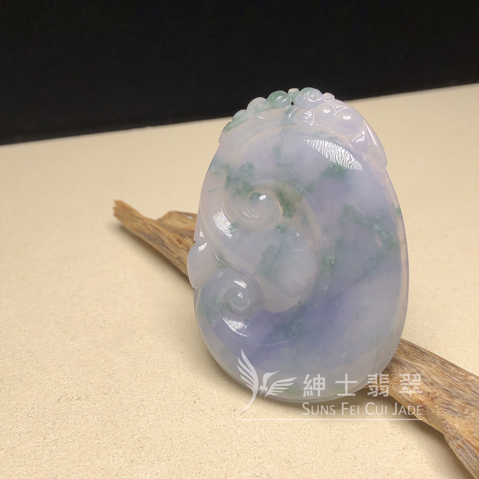 茄紫飄花如意 B08428