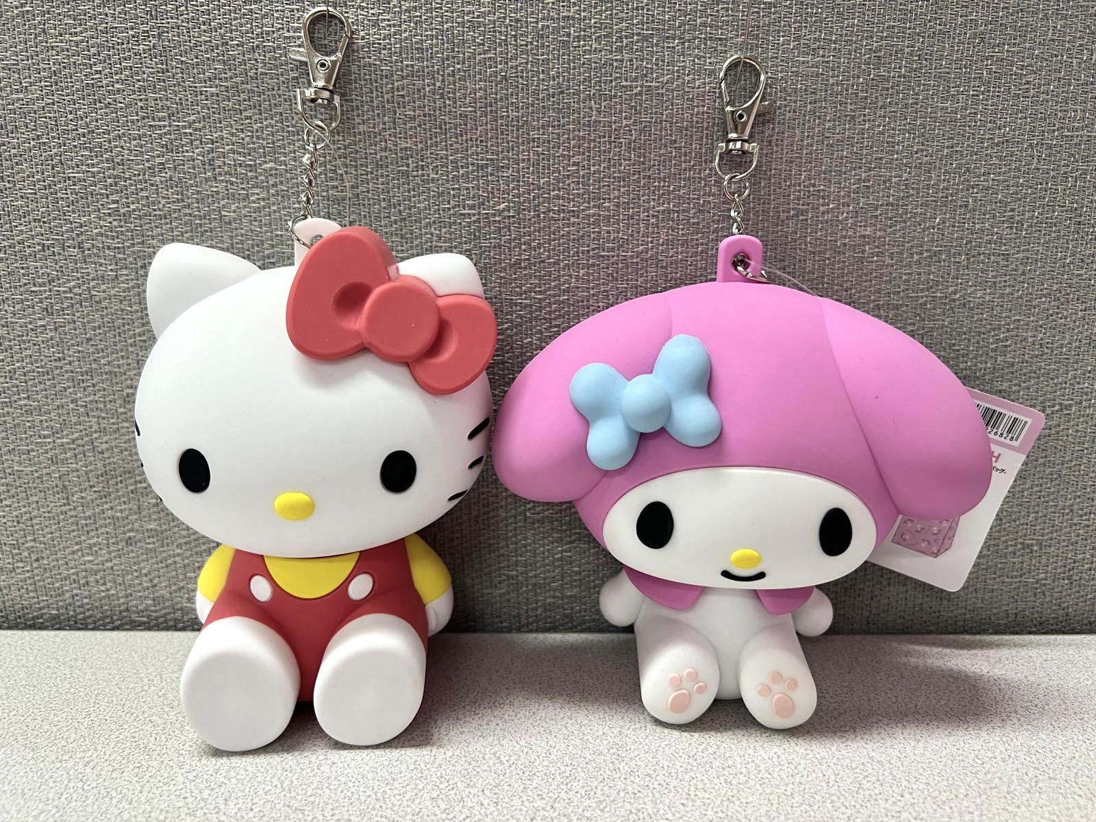🎌日本直送🎌 Hello Kitty矽膠公仔掛飾連收納環保袋