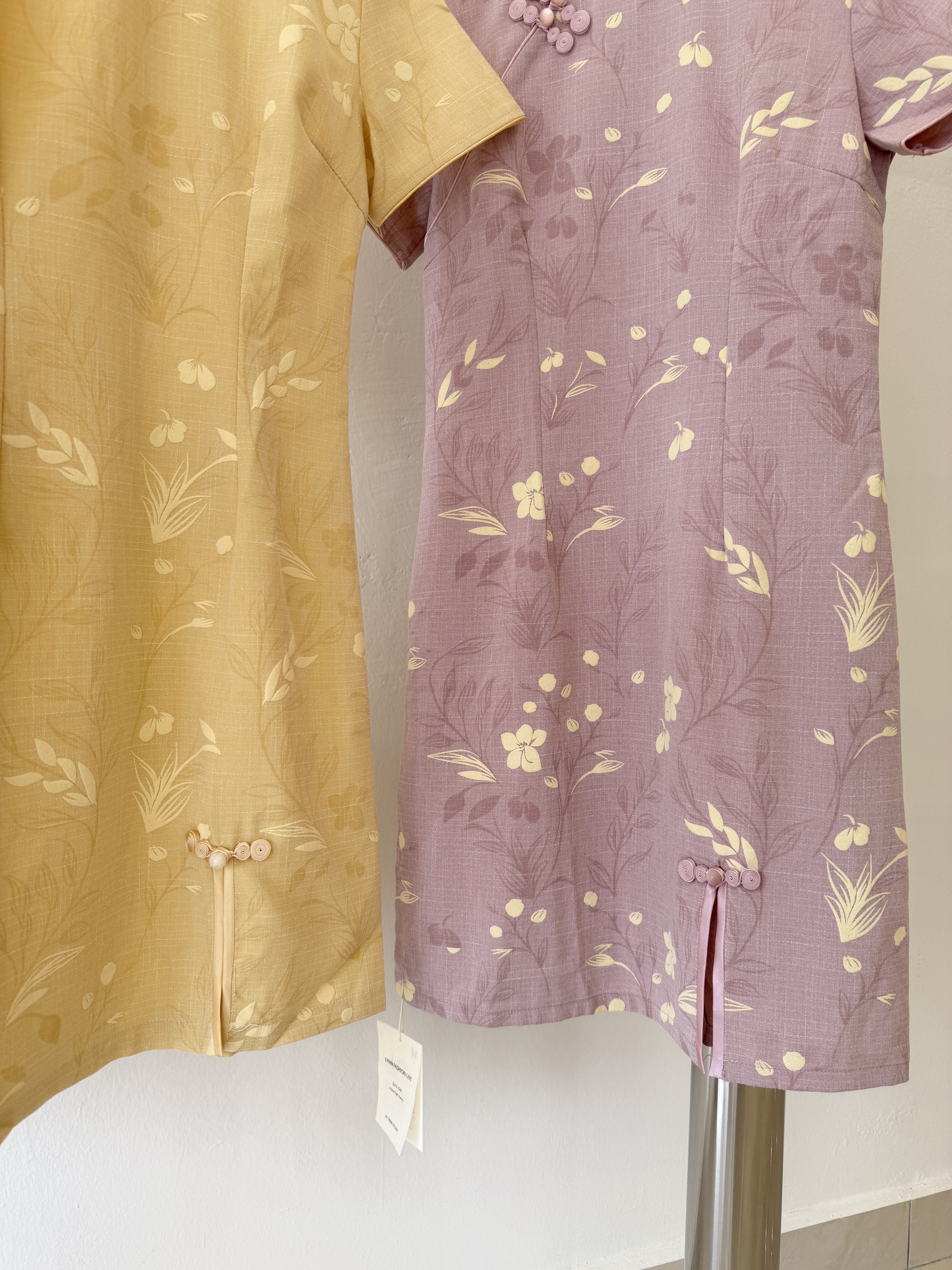 6634 新中式旗袍连身裙