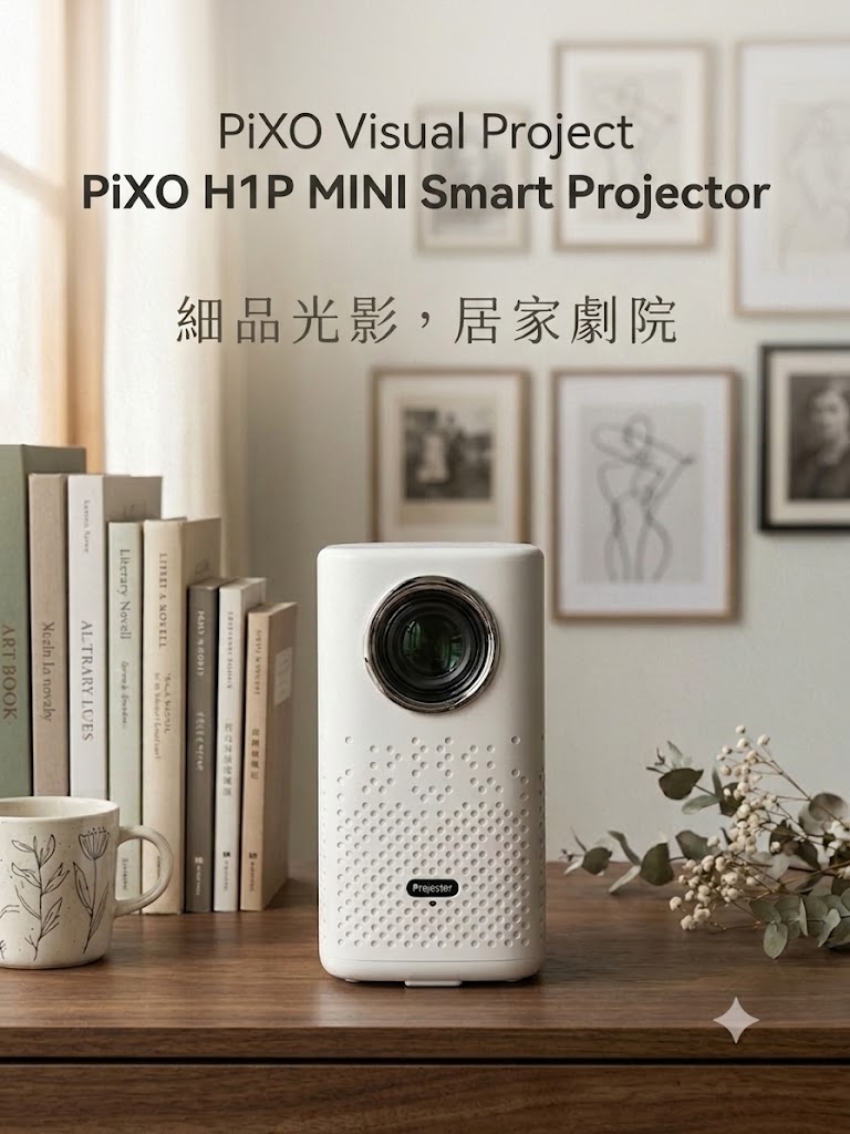 PiXO Visual Project PiXO H1P MINI Smart Projector