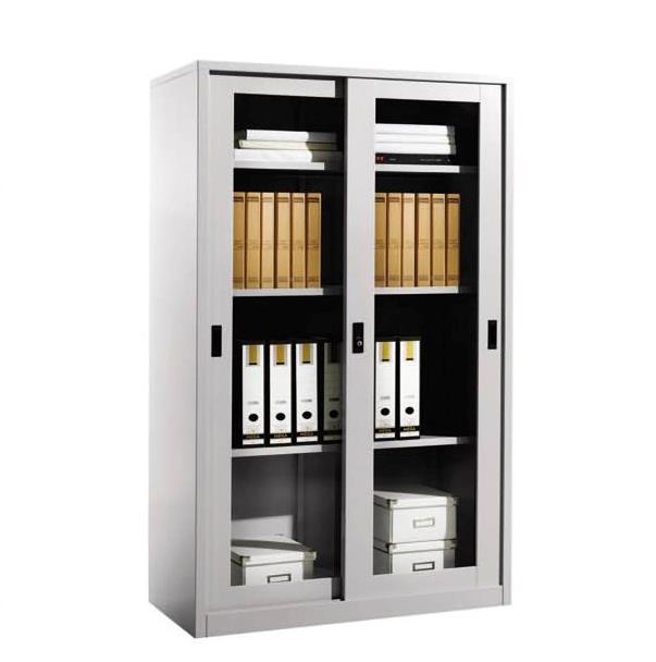 Full Height Glass Sliding Door Cupboard