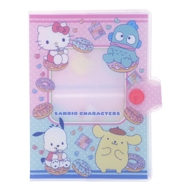 ### Cinnamoroll PVC Passport Holder w/ Button PVC 面証件套 (閃紗料)