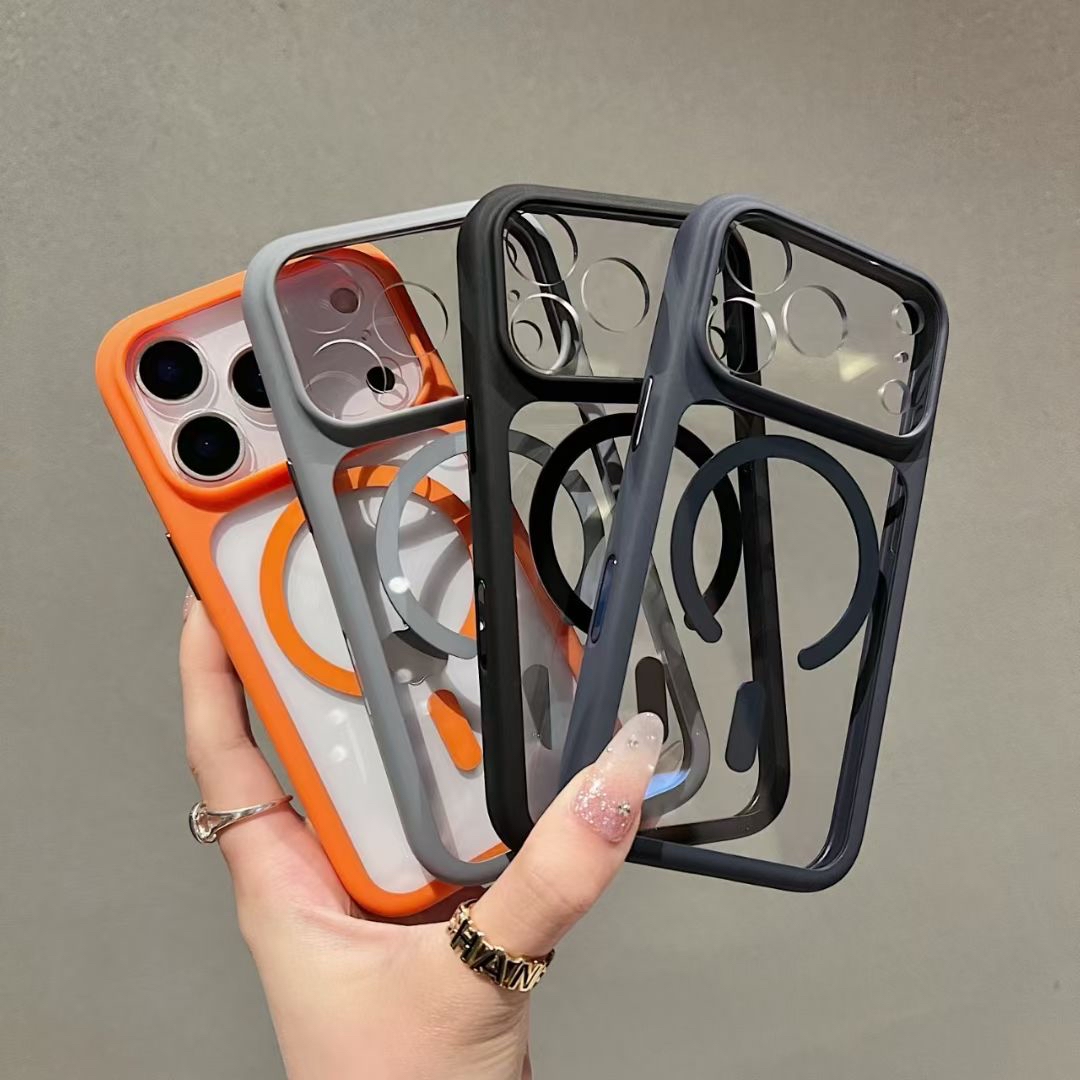 iPhone 17 Pro/ 17 Pro Max 劲盾MagSafe磁吸壳 | 高清全透硬背 | 软边防摔 | 独立相机按键 | 自带挂绳孔