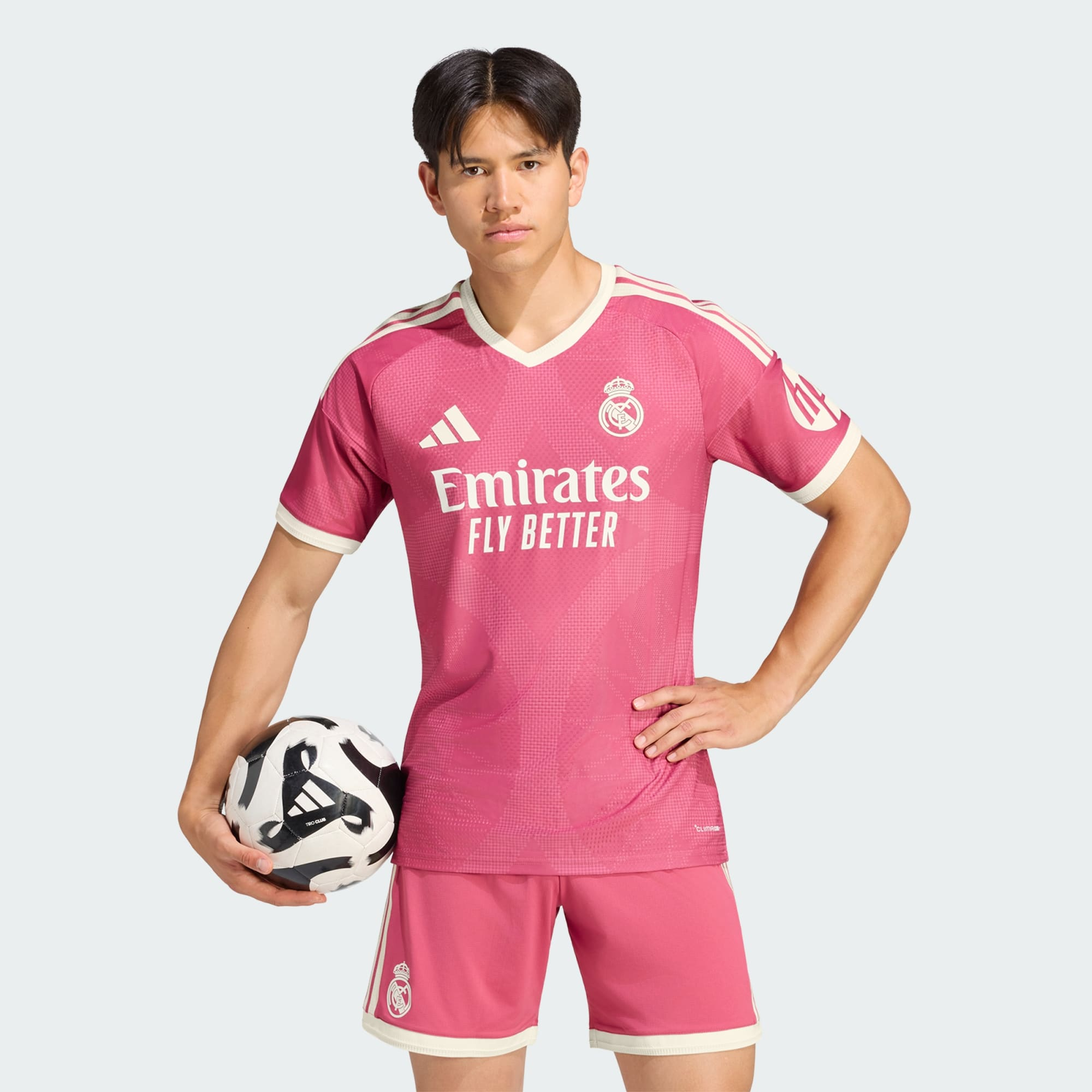 💎拉丁美洲風情重塑經典 Adidas Real Madrid 皇家馬德里 2026-27 三客球員版球衣 (可加印字章) KQ6946