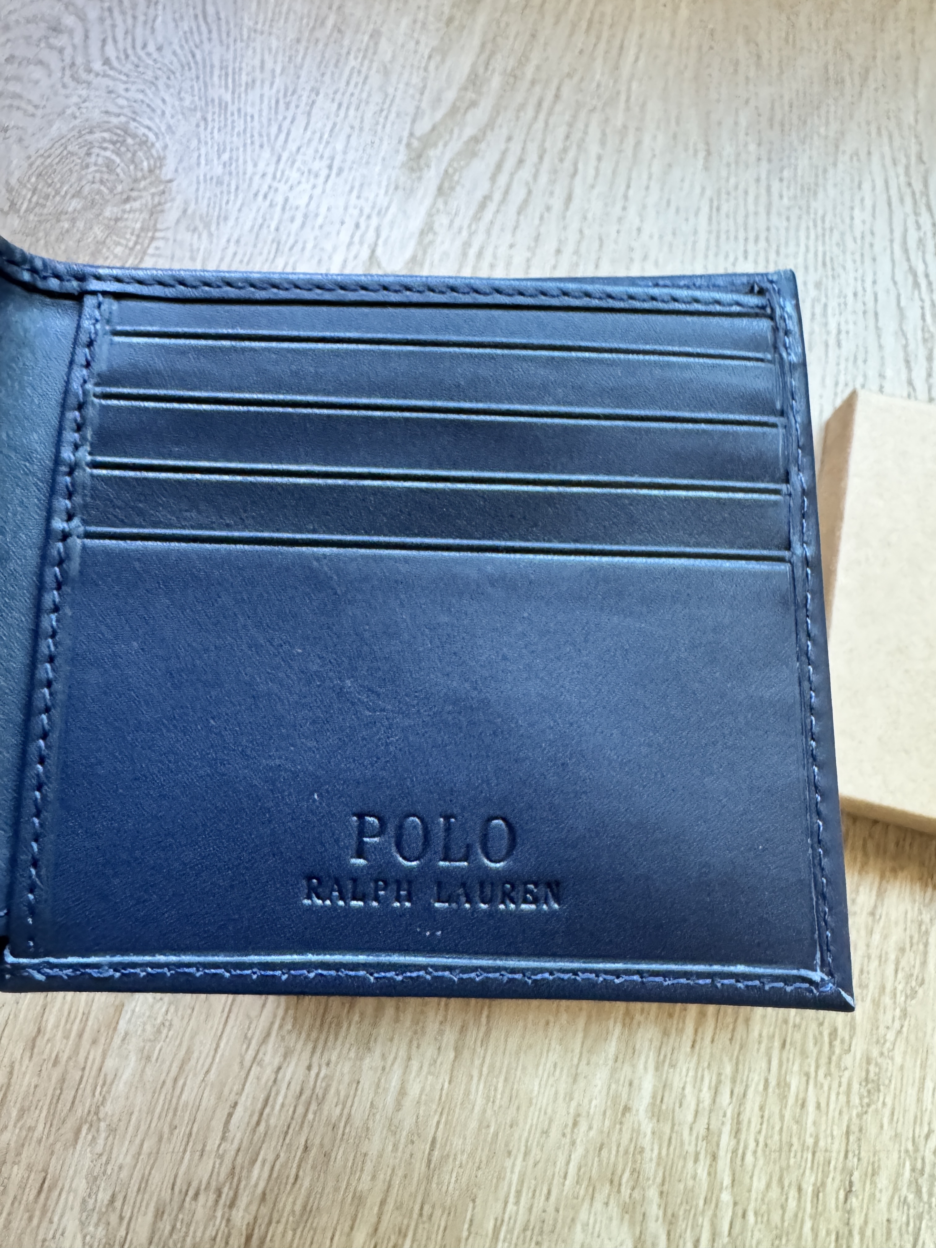 Polo Ralph Lauren藍色熊仔銀包 (香港現貨)