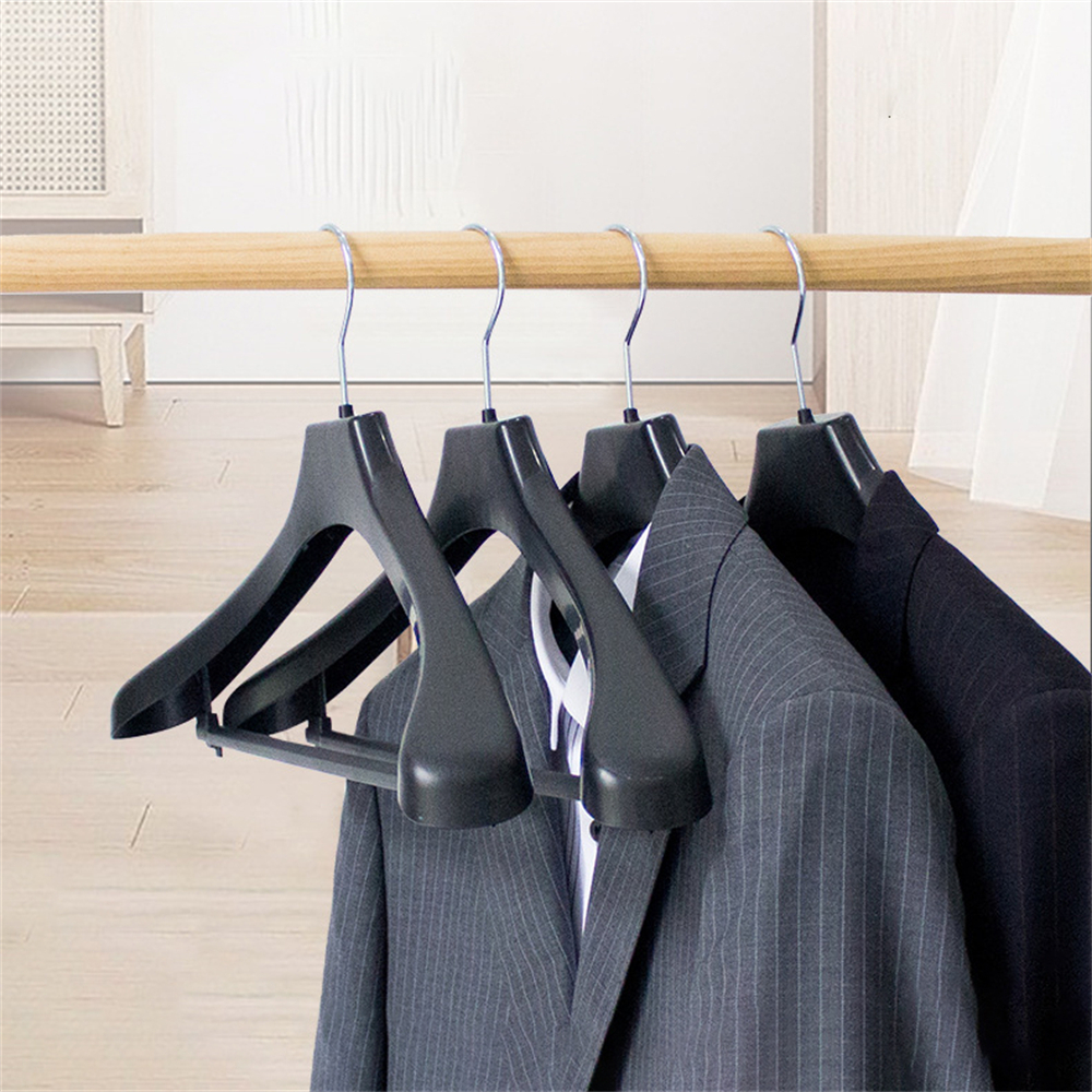 無痕防滑寬肩衣架 無檔 X510-46cm UB0244
