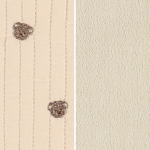 🇯🇵預訂 日本直送🇯🇵小熊刺繡雙面絎縫孭帶咬巾肩巾