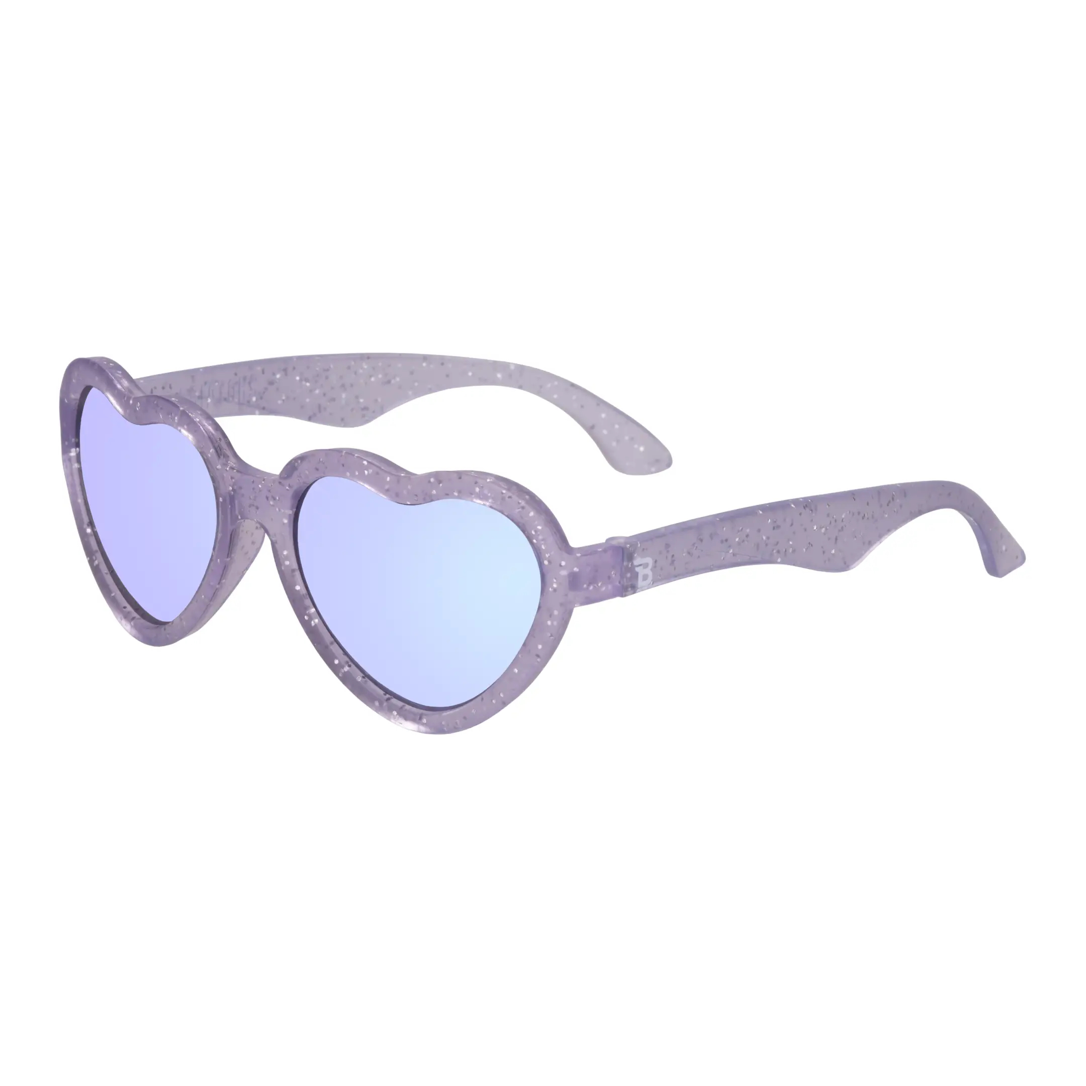 Limited Edition Lavender Shimmer Hearts with Mirrored Lens