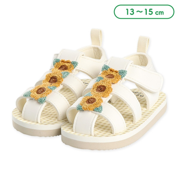 🇯🇵預訂 日本直送🇯🇵向日葵米白色EVA涼鞋