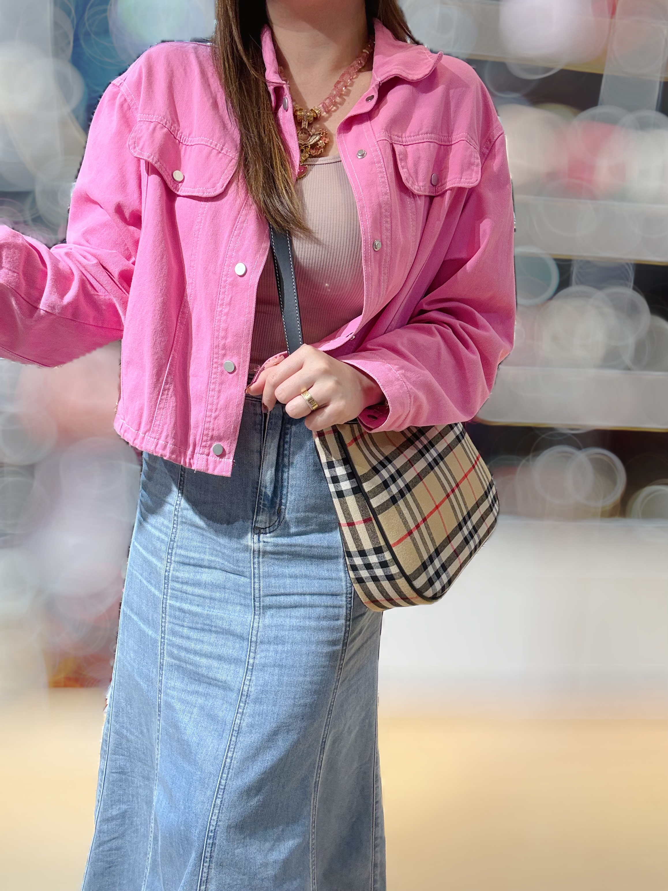 Burberry hobo archive beich check