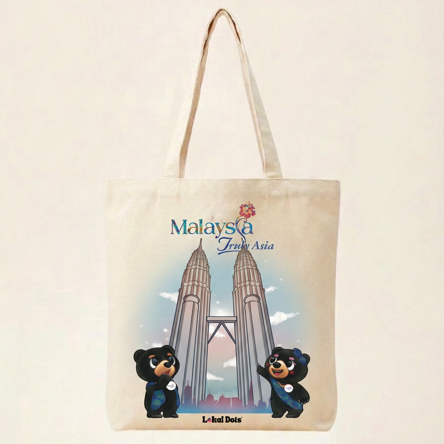 LDVM01 - Canvas Tote Bag (M) KLCC