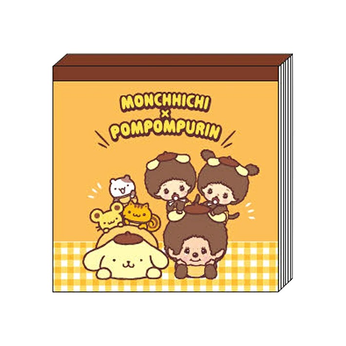 Monchhichi X 布甸狗 memo
