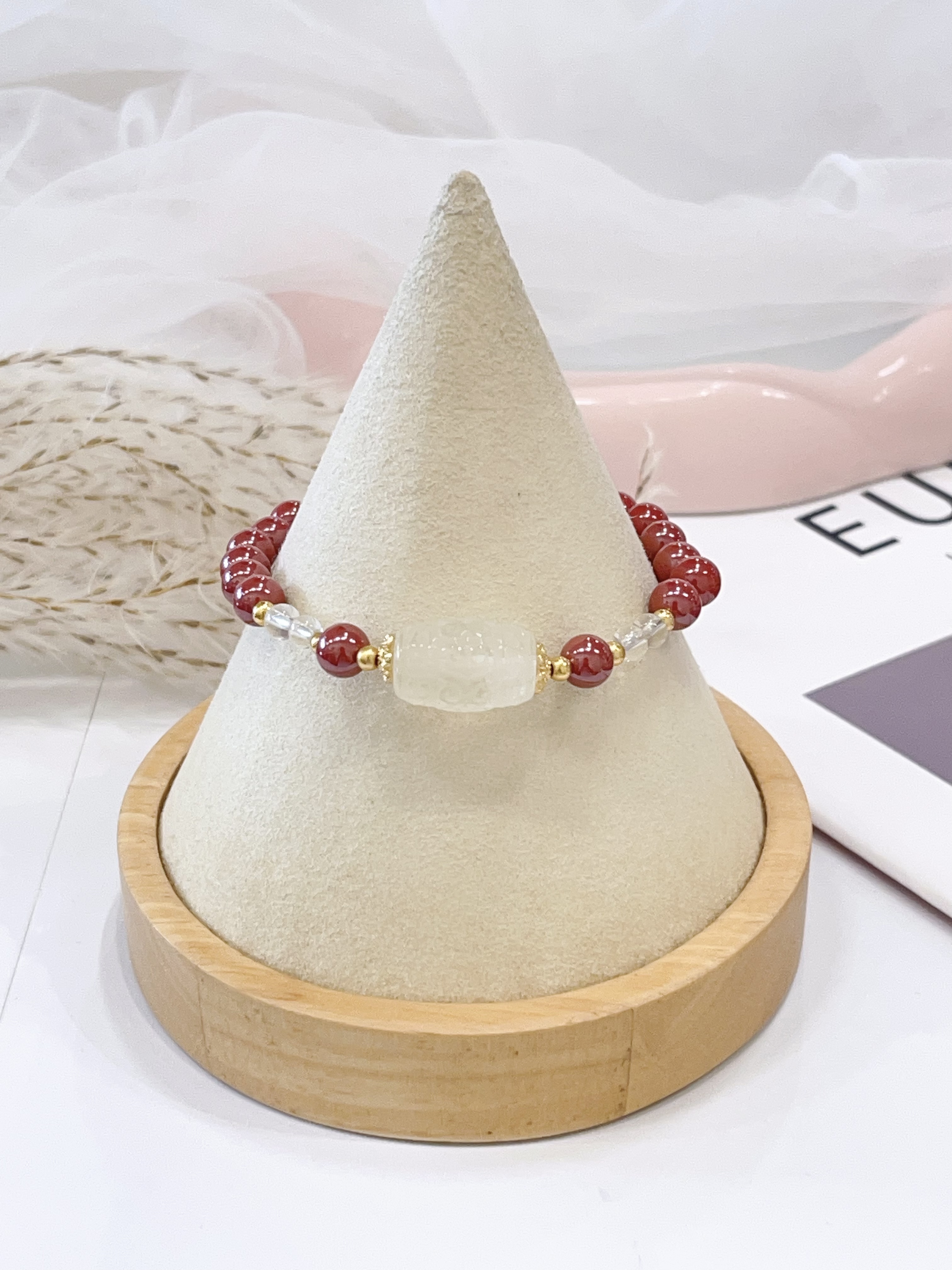 💛 帝王砂 × 柠檬黄水晶天竺手串 Imperial Sand Stone & Lemon Citrine Dzi Bead