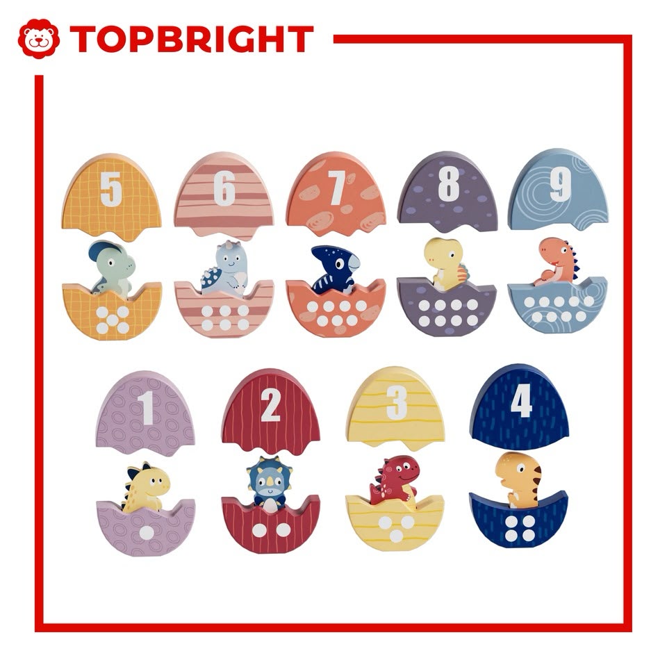 TOPBRIGHT 恐龍寶寶配對