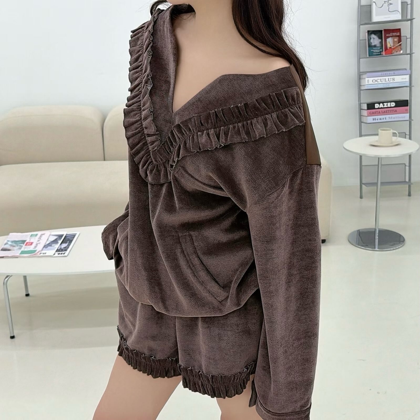 (2026FW) ECHOPARTY - TOP & SHORTS 