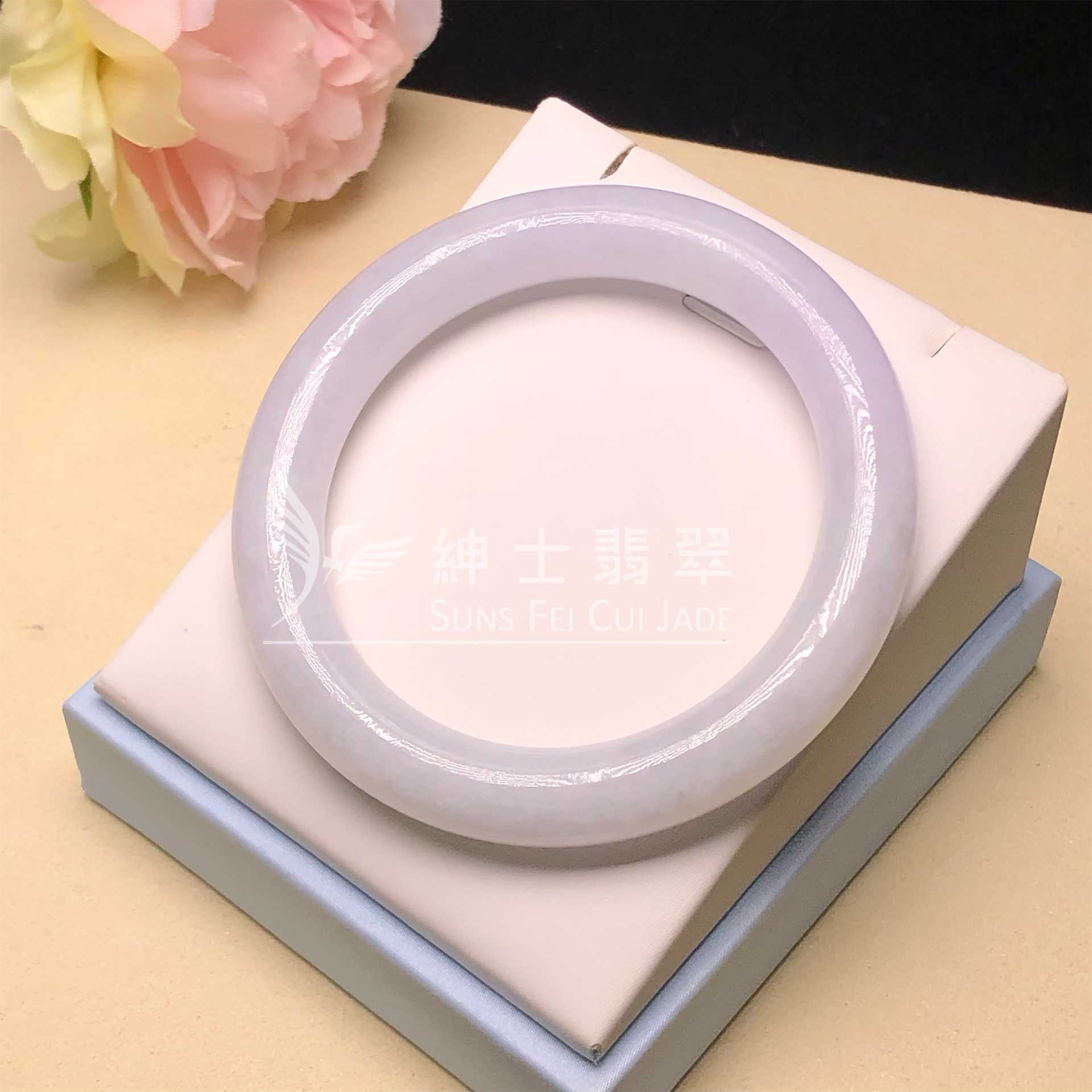 #YM00249 🎁紫羅蘭圓鐲56.5mm