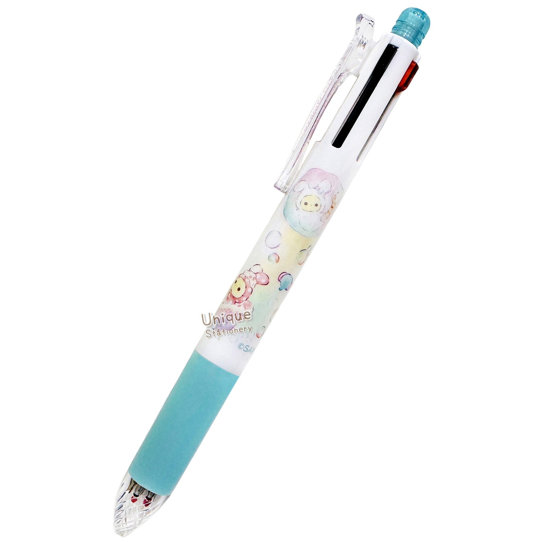 現貨｜San-X Sentimental Circus 憂傷馬戲團 日本製 Zebra SARASA multi 4+1 多功能5用筆 4色啫喱筆+鉛芯筆 (PR15901)