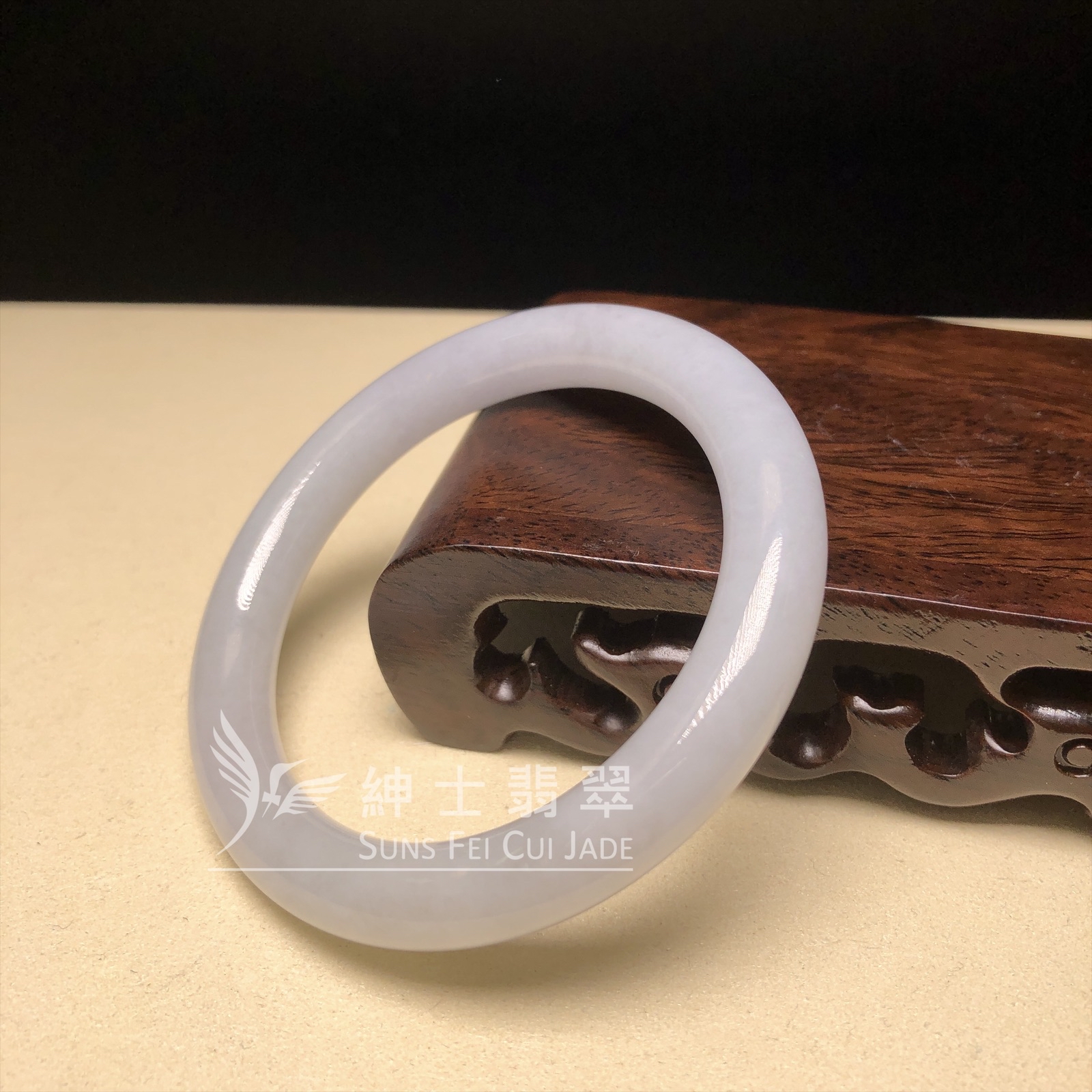 YM0288 白月光圓鐲54.5mm
