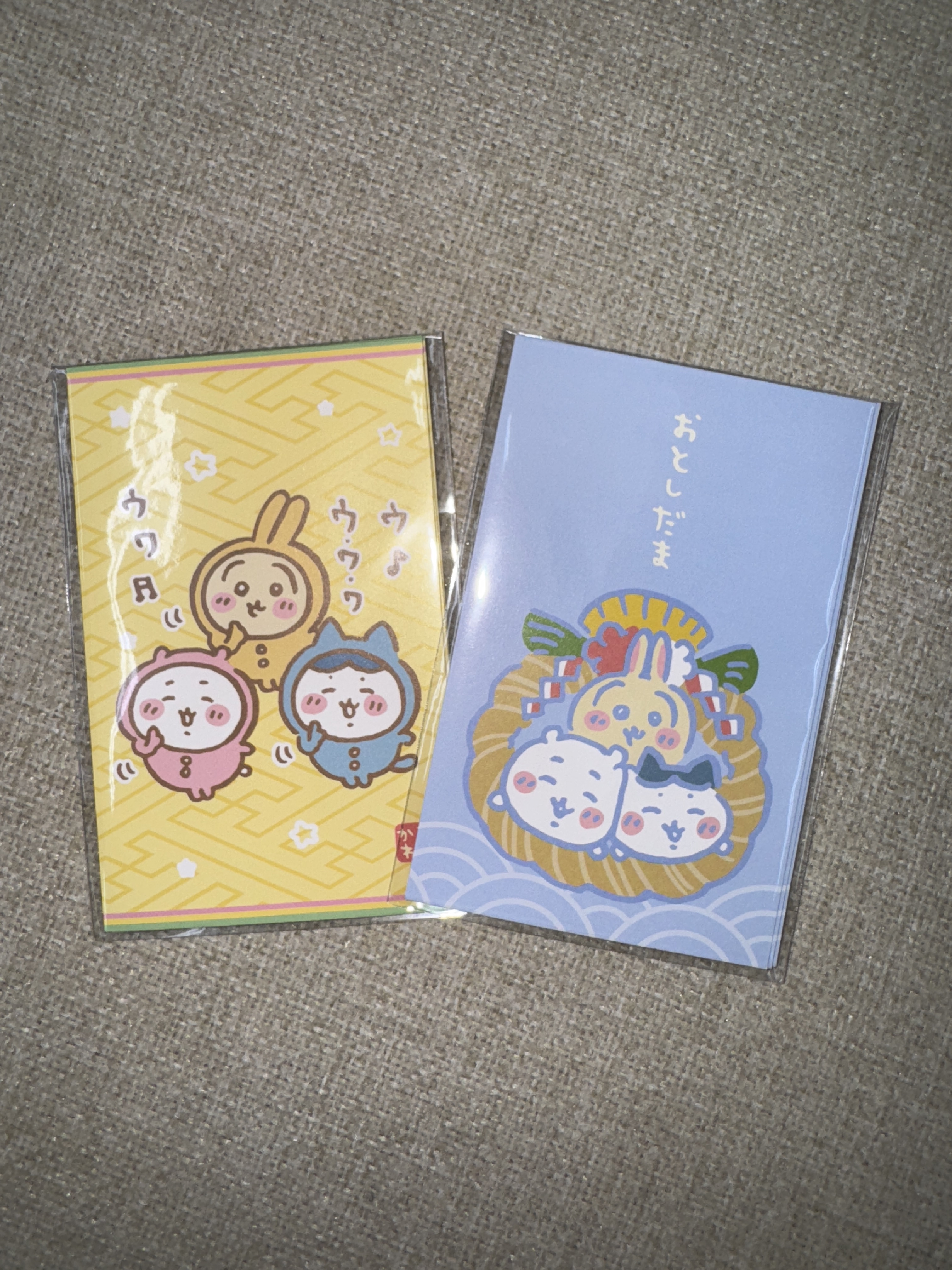 [現貨] [日本直送] CHIIKAWA | 利是封 ｜每款各1包 ｜每包3枚入  {TF2410027}