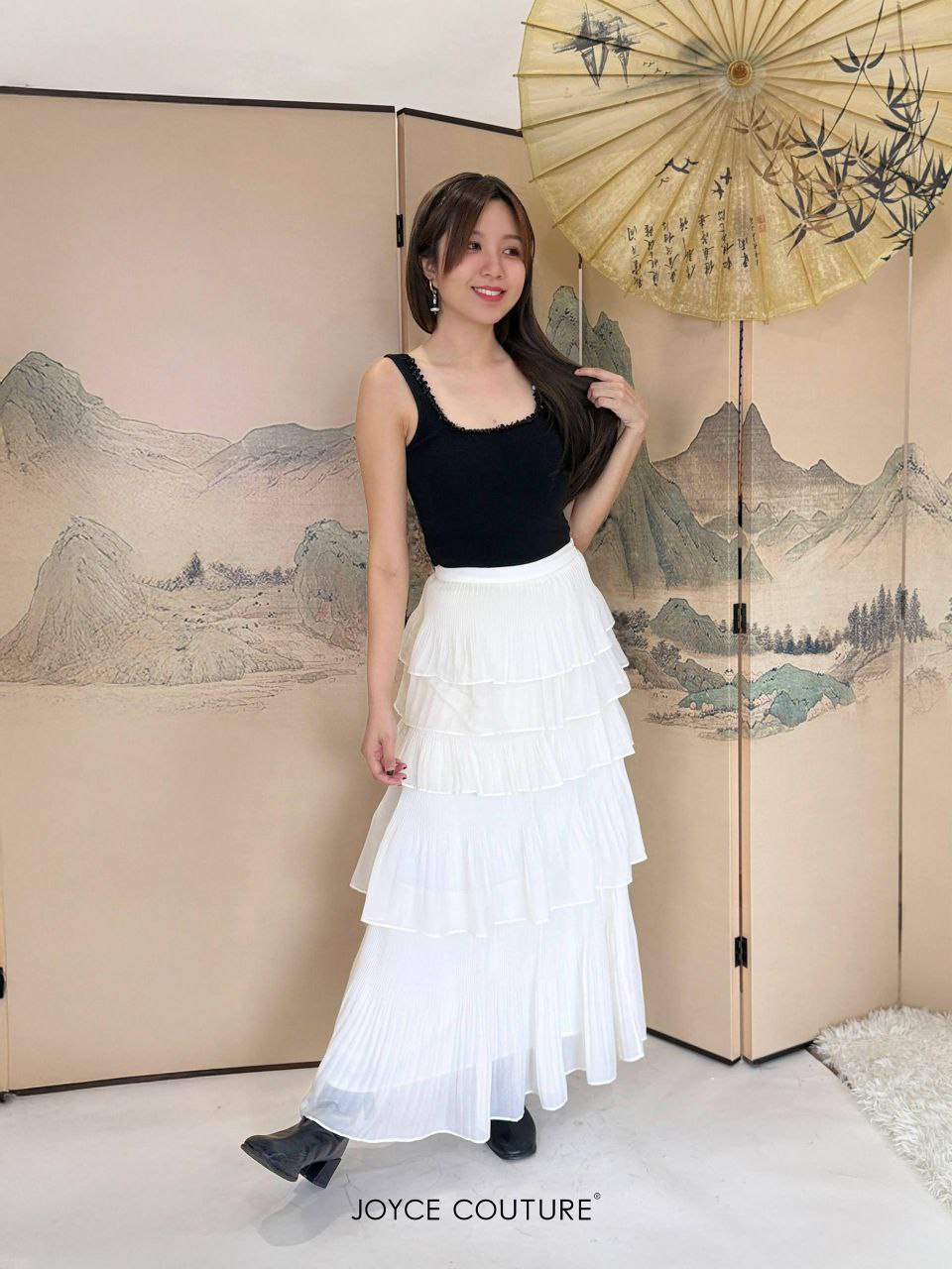 吊带胸垫背心 T0134