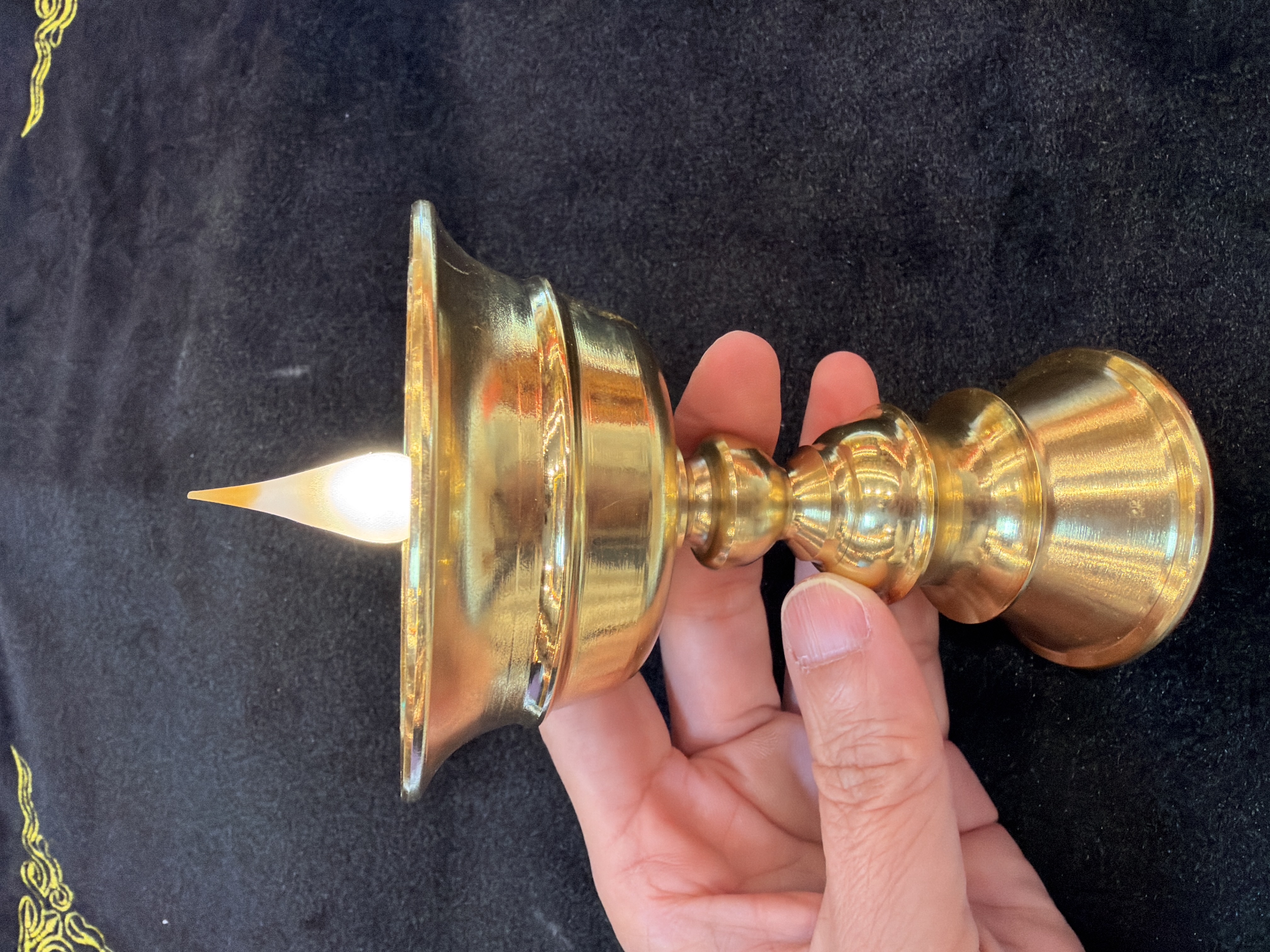 農曆年前巨獻-#143 充電款酥油燈10*8（無火）