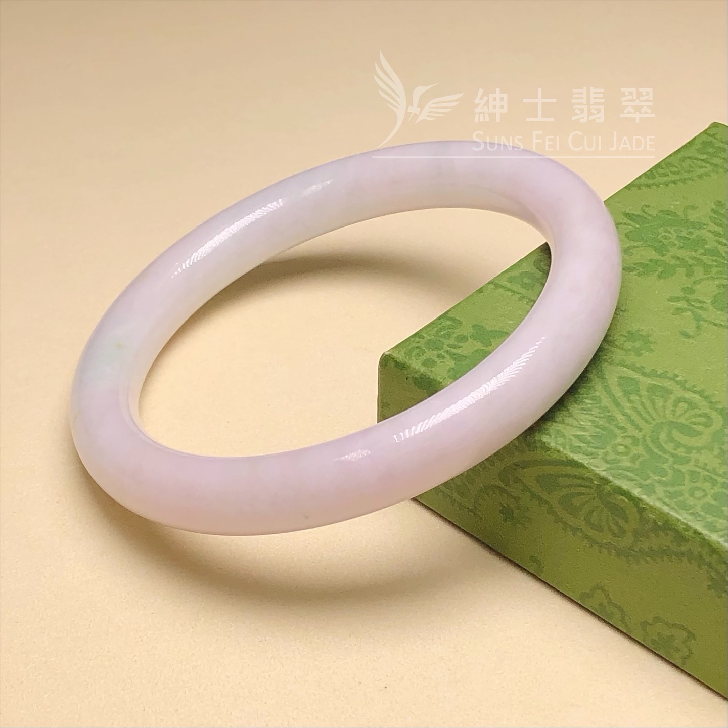 木那粉紫春彩圓鐲56.8mm