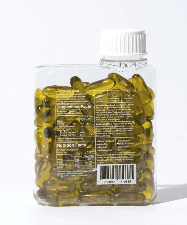 TONIK NO.4 健康大麻籽油膠囊 (120粒) (訂貨4-7天)