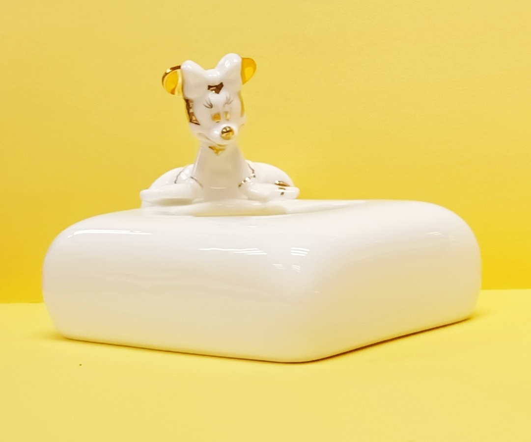 BONE CHINA TISSUE 骨瓷紙巾盒  Minnie Mouse  (KD-11)