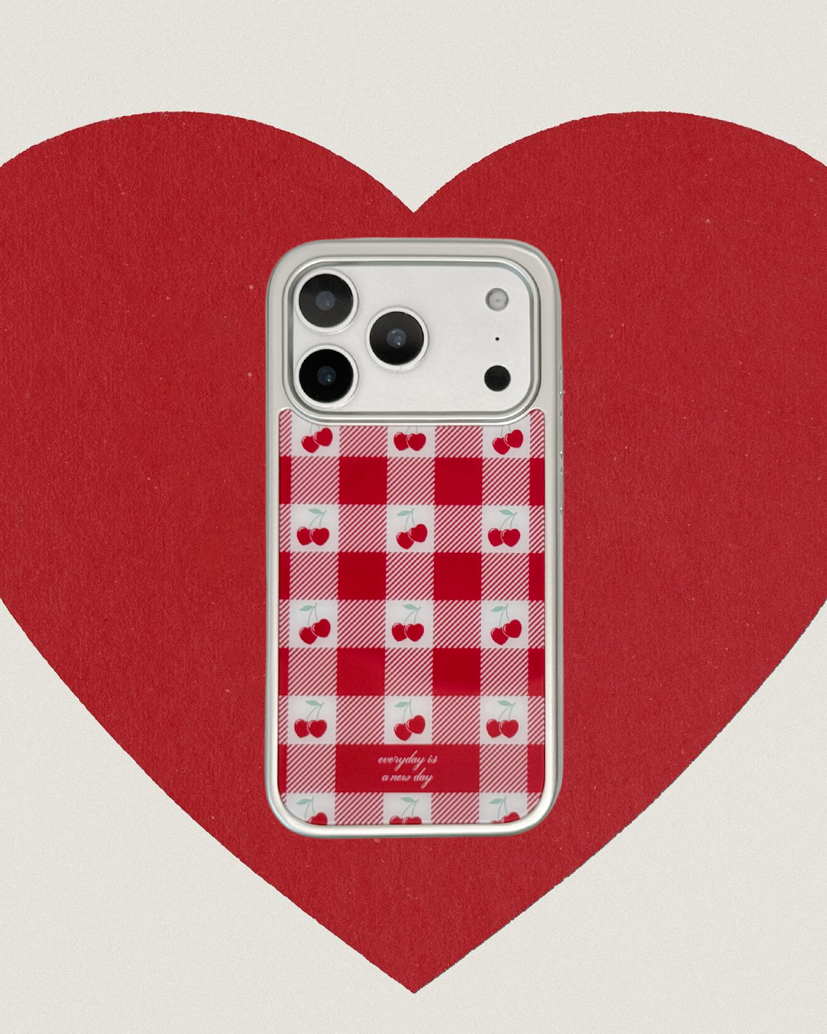 【The Ruby Reds on Picnic Day】銀框亮面MagSafe iPhone Case