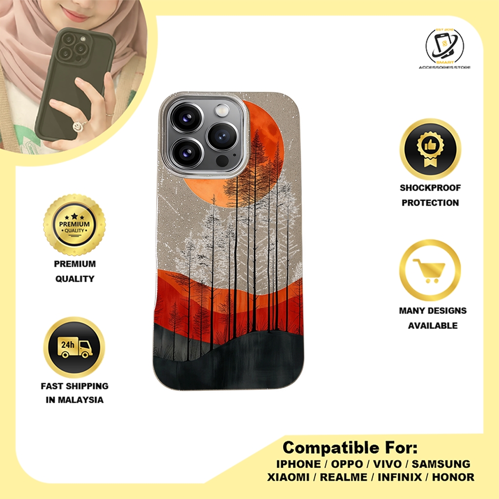 BLING CASE PHONE FOR IPHONE - DESIGN MOON D