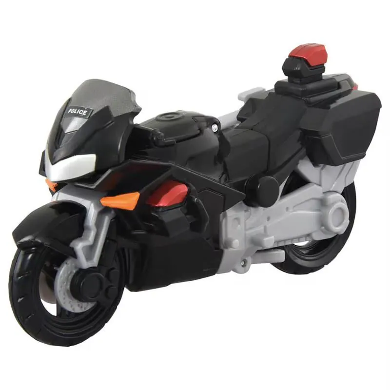 日本Takara Tomy Tomica特裝勇者警察機械人變形合體DX套裝 警車警用電單車變形玩具 男孩玩具禮物