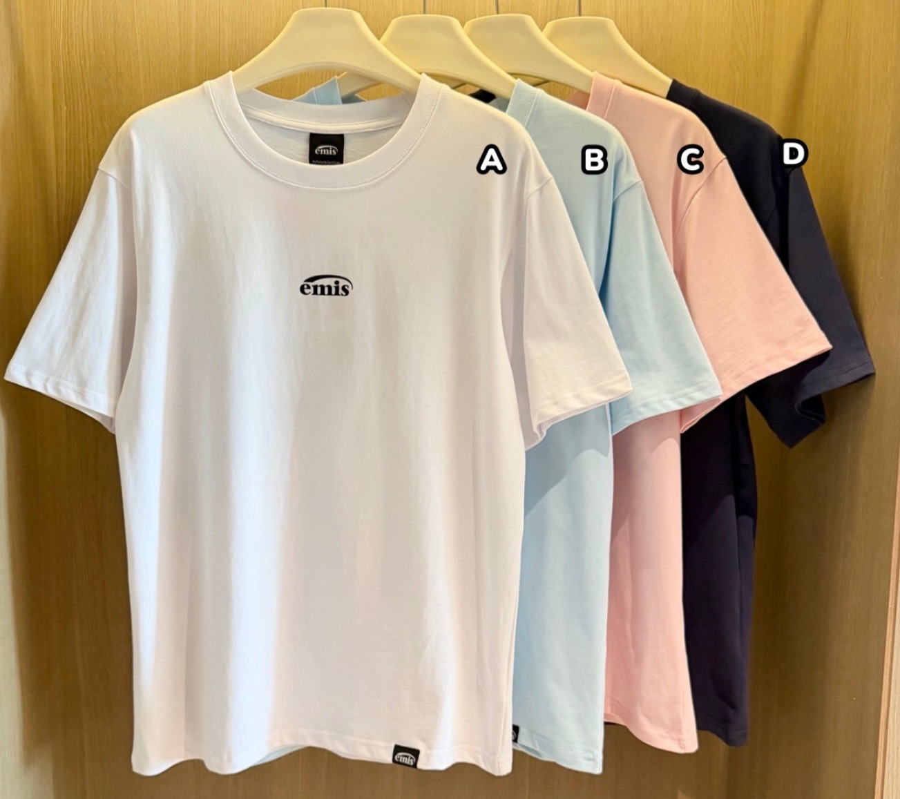 韓國🇰🇷 emis 簡約字母印花短袖Tee 