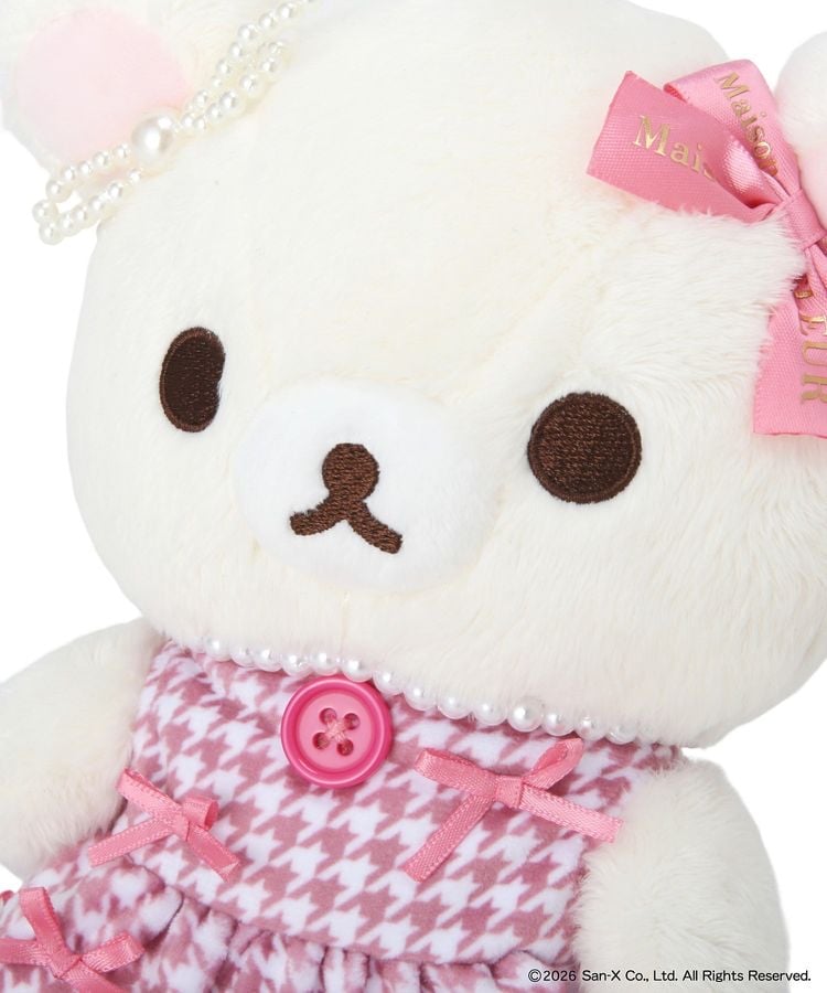 🎀【預訂】Maison de FLEUR × RILAKKUMA 白熊公仔掛飾