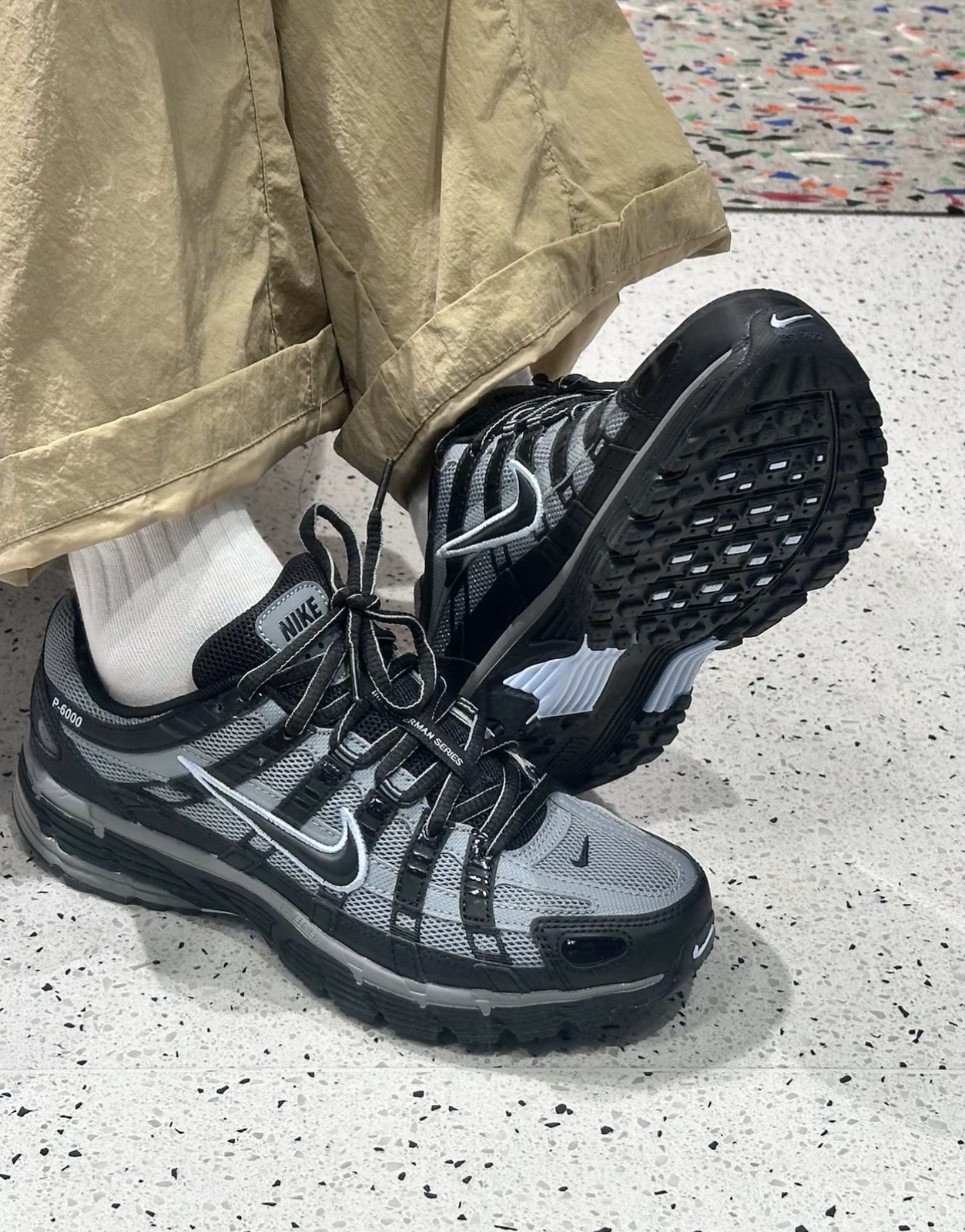 IF6199-003 Nike P-6000 Black Cool Grey Celestine Blue IF6199-003