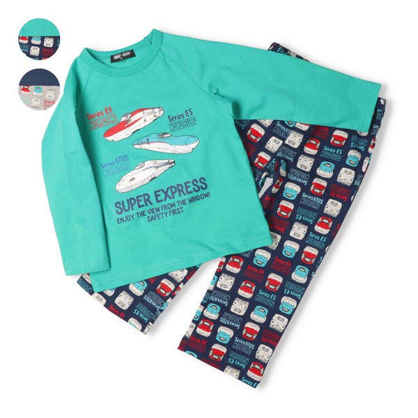  🆕【⭐訂購⭐】🇯🇵日本直送 #JR新幹線列車 全身印花 家居服套裝［2款選］🌀 [ELBA-0142][260318]