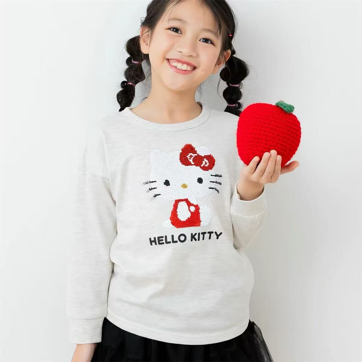 預訂款～#1026 🇯🇵日單 💖Sanrio 雙面亮片長袖上衣