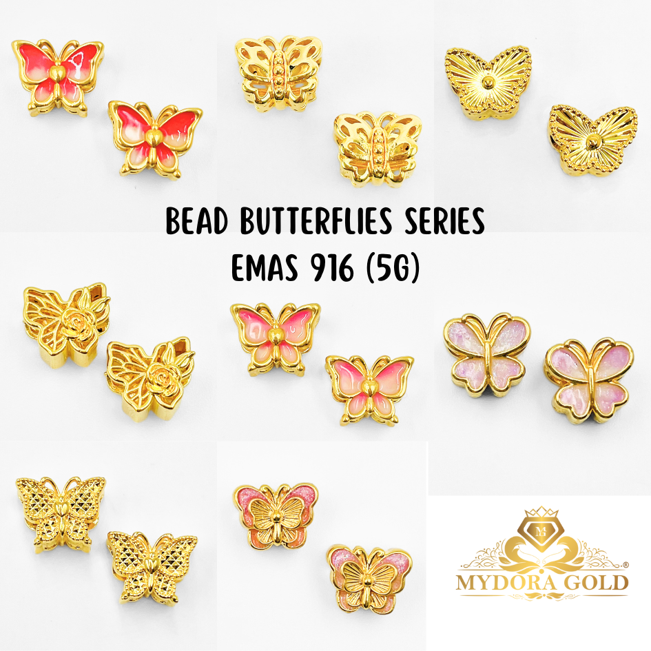 MYDORA Bead Butterflies Series (5G) l EMAS 916/22K