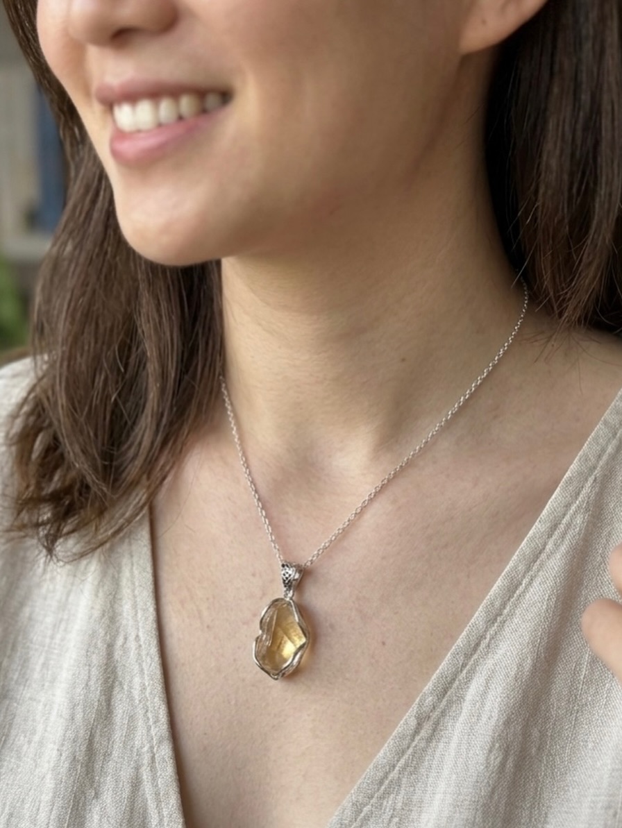 黄水晶吊坠 ｜Citrine Pendant  