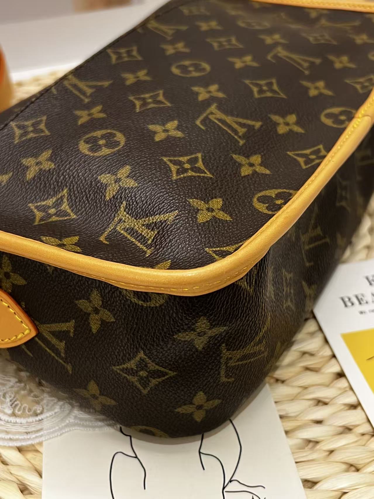 LV Monogram Satchel Messenger