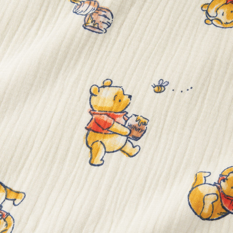 🇯🇵預訂 日本直送🇯🇵Winnie the pooh小熊維尼滿印純棉午睡毯紗布毯