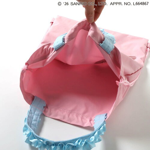 🆕【⭐訂購⭐】🇯🇵日本直送 #Sanrio  立體耳朵 Big Face 刺繡 索繩背包［3款選］🌀 [ELDD-0274][260530]