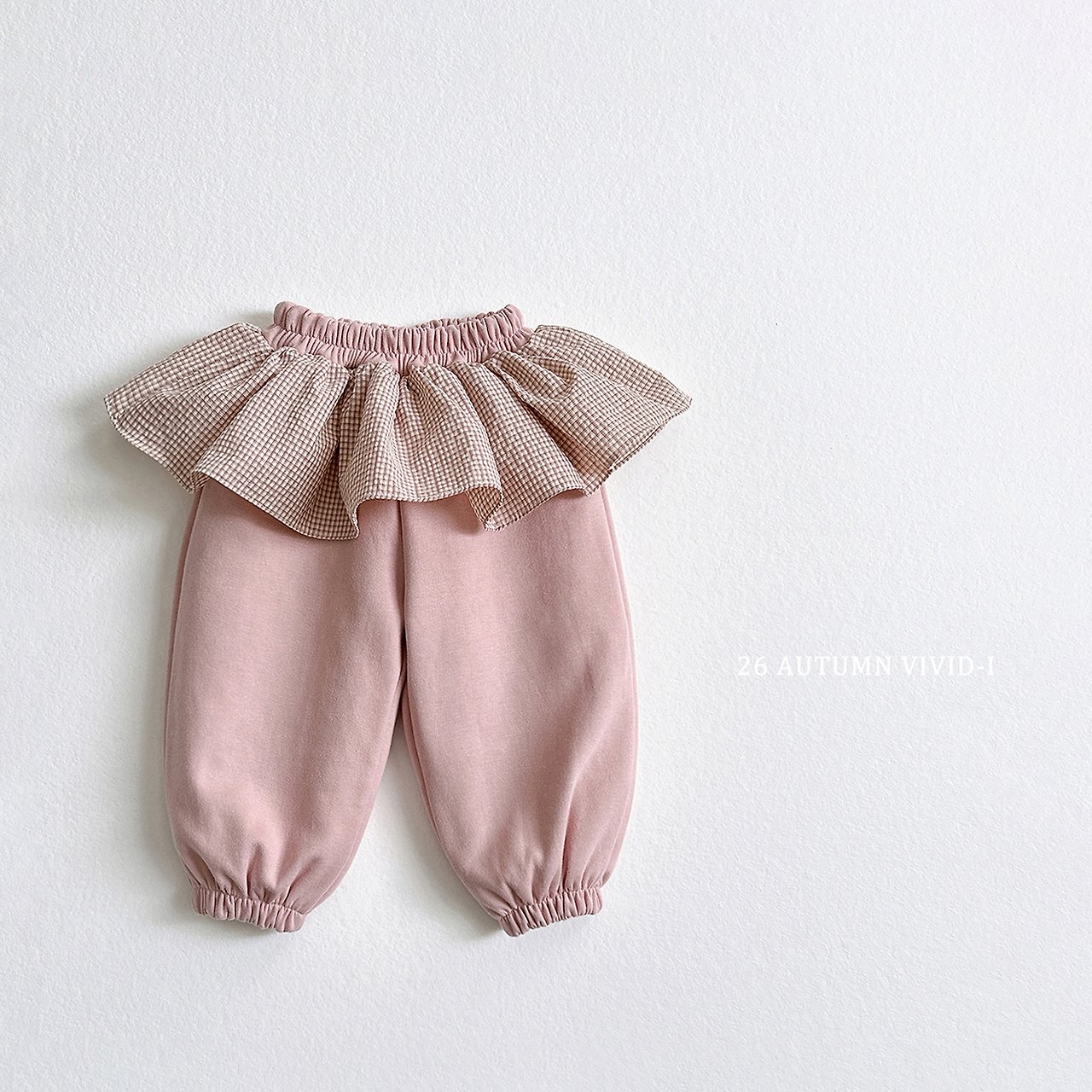 Vivid | Check Frill Jogger
