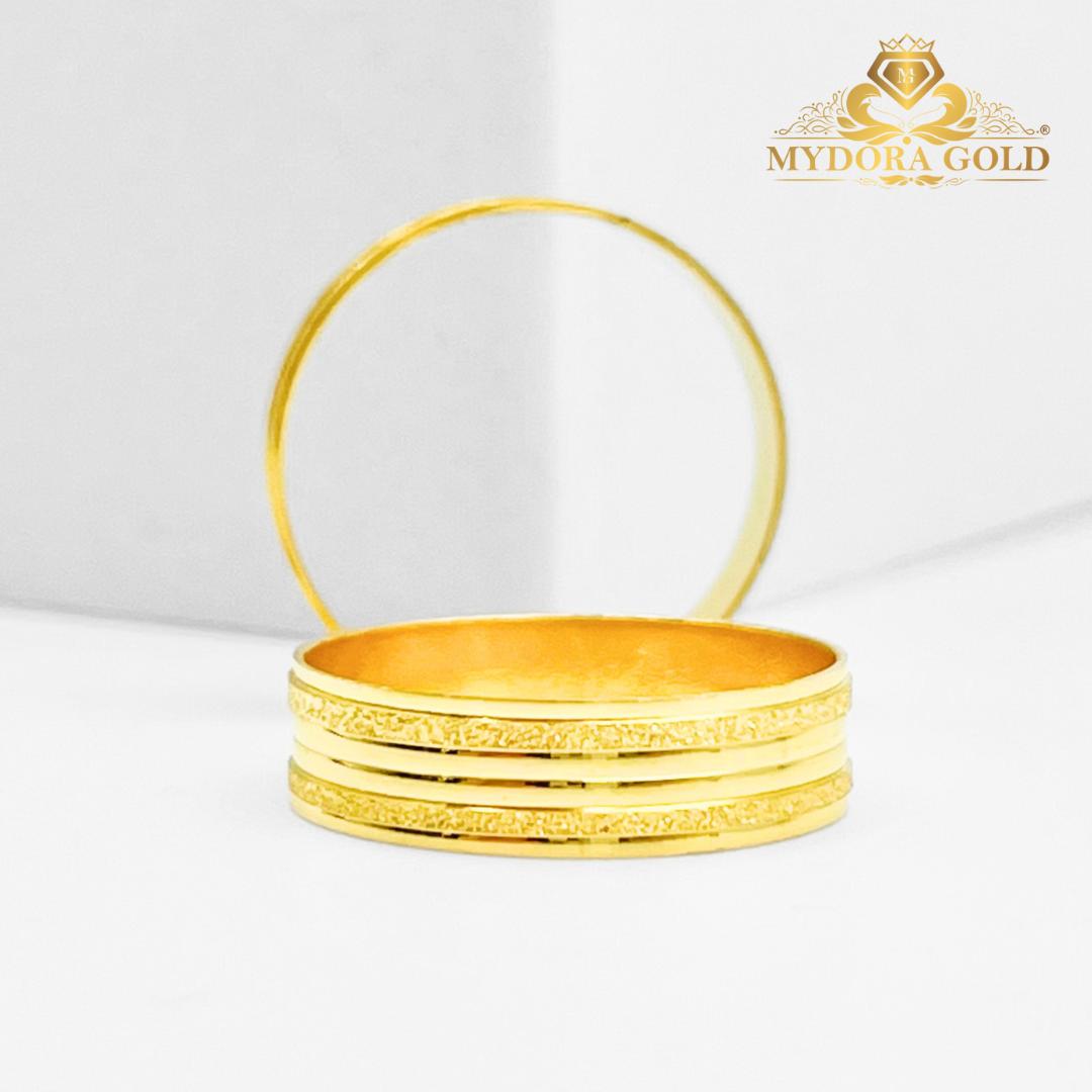 MYDORA Cincin Belah Rotan Double Pasir Liner l EMAS916/22K