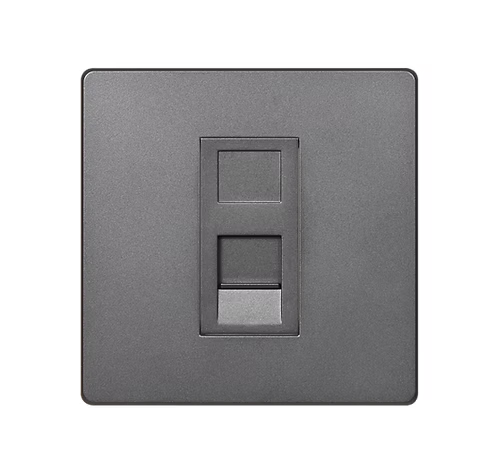 MK Aria 太空灰 單位 CAT5E數據插座