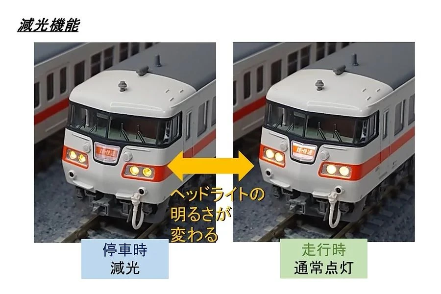 KATO FL12 N車 DCC 頭尾燈控制晶片(Dimmer 光暗控) 2個/Pack