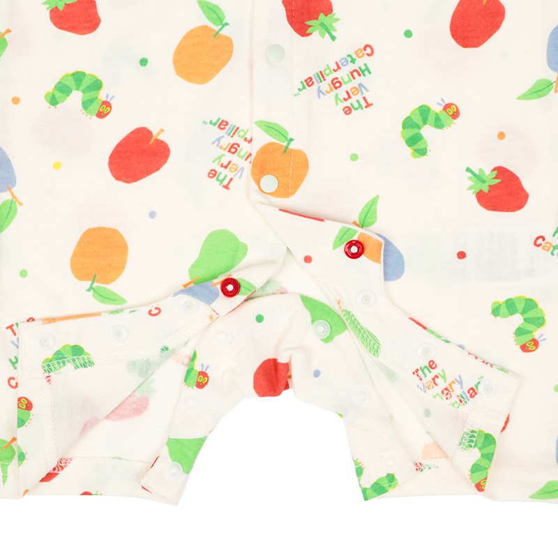 🇯🇵預訂 日本直送🇯🇵好餓的毛毛蟲滿印象牙色短袖連身服